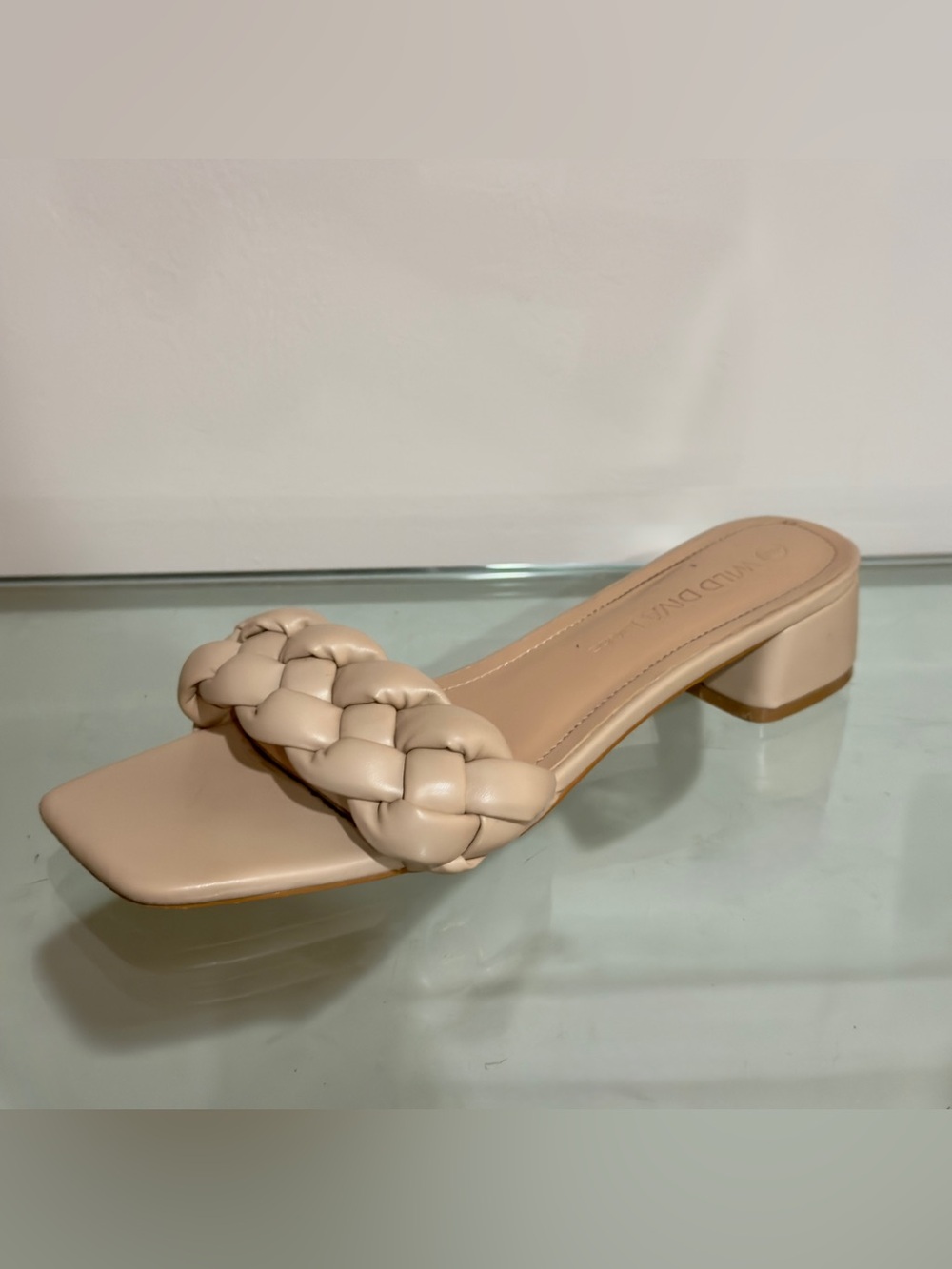 Braided slide sandal - size 9